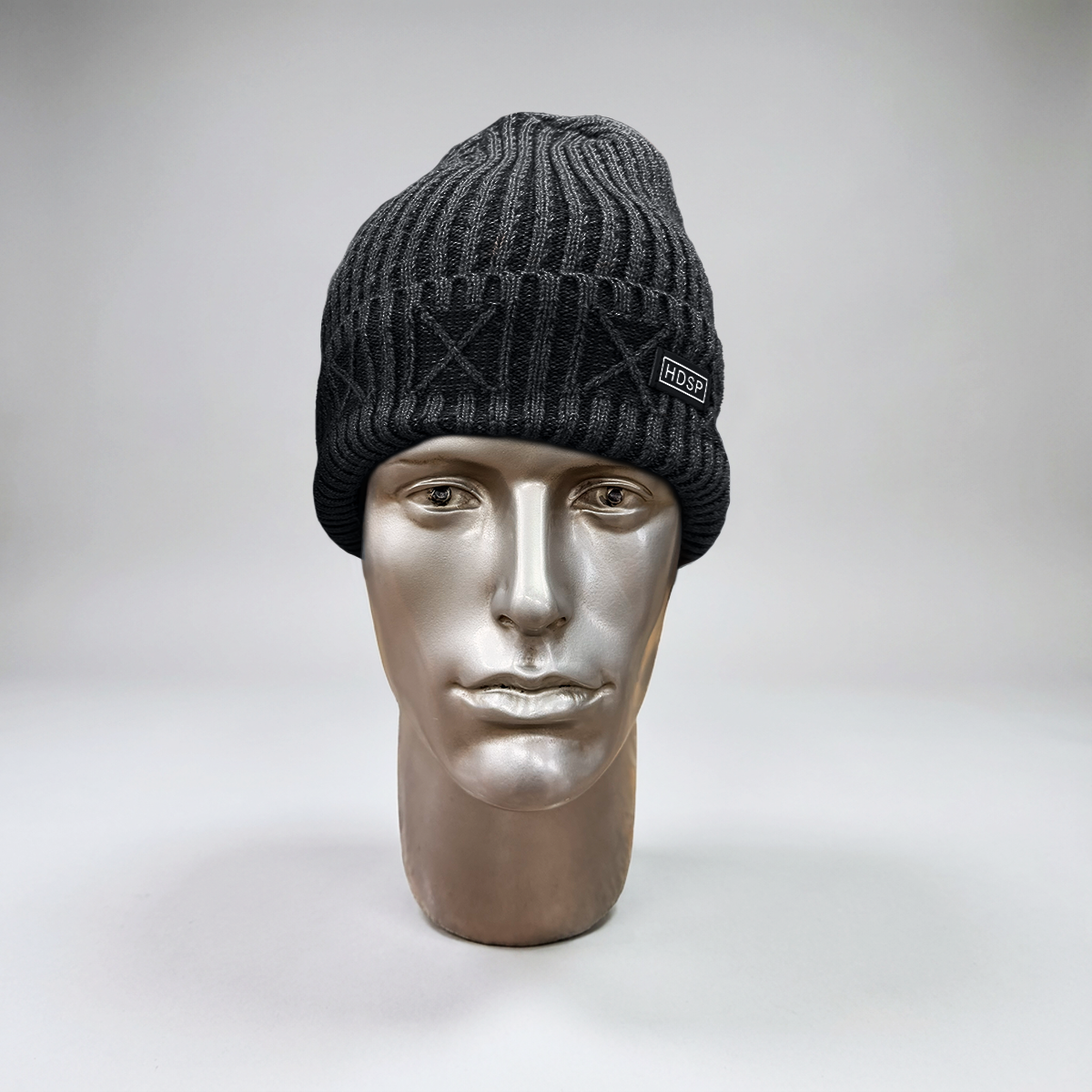 Charcoal Cable Knit Beanie - HDSP